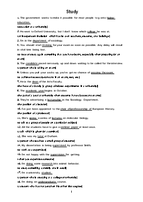 Tự ôn luyện bài nói EILTS - Chủ đề Study